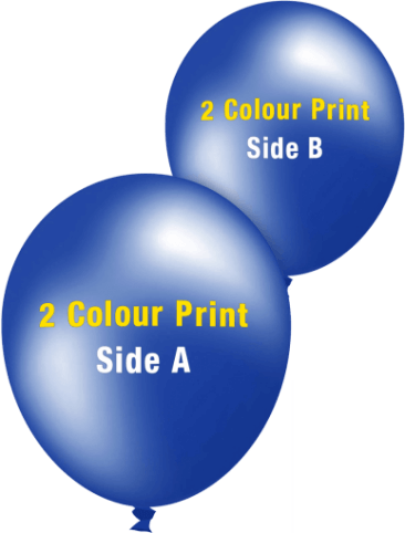 Custom Printed Balloons (30cm Metallic, 2 Colour Print, 2 Sides) Custom Printed Balloons (30cm Metallic, 2 Colour Print, 2 Sides)