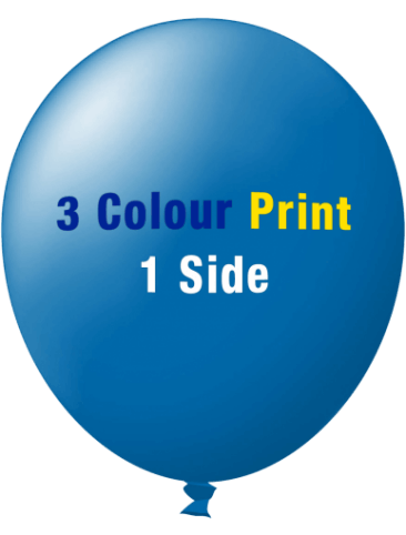 Custom Printed Balloons (30cm Standard, 3 Colour Print, 1 Side) Custom Printed Balloons (30cm Standard, 3 Colour Print, 1 Side)