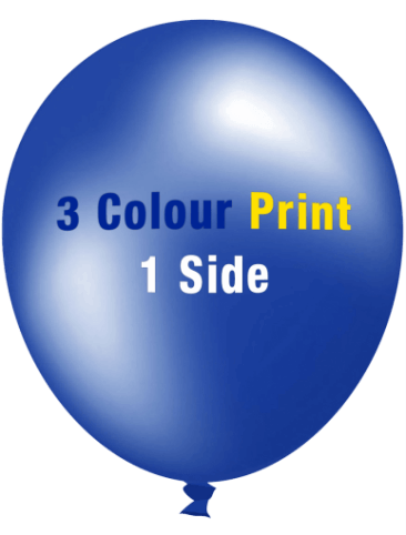 Custom Printed Balloons (30cm Metallic, 3 Colour Print, 1 Side) Custom Printed Balloons (30cm Metallic, 3 Colour Print, 1 Side)