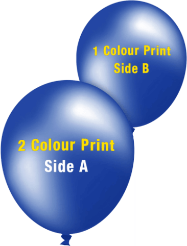 Custom Printed Balloons (30cm Metallic, 2 Colour Print on Front, 1 Colour Print on Back) Custom Printed Balloons (30cm Metallic, 2 Colour Print on Front, 1 Colour Print on Back)