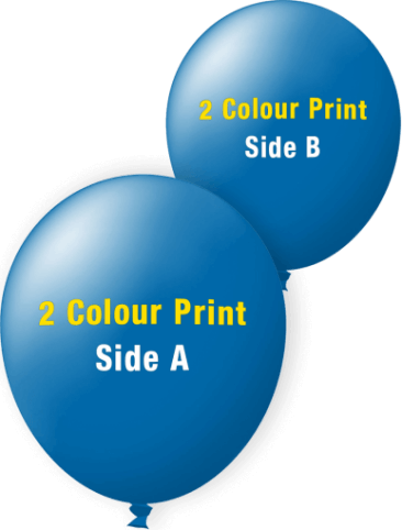 Custom Printed Balloons (40cm Standard, 2 Colour Print, 2 Sides) Custom Printed Balloons (40cm Standard, 2 Colour Print, 2 Sides)