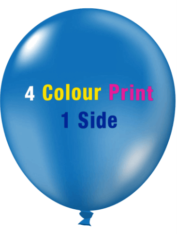 Custom Printed Balloons (30cm Crystal, 4 Colour Print, 1 Side) Custom Printed Balloons (30cm Crystal, 4 Colour Print, 1 Side)